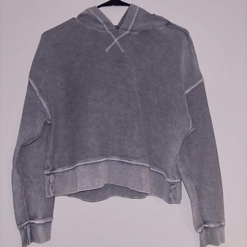 Forever 21 Blue Slightly Cropped Hoodie